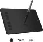 HUION Inspiroy H640P Drawing Tablet, 6x4 inch Digital Art with Battery-Free Stylus, 8192 Pen Pressure, 6 Hot Keys, Graphics Tablet for Drawing, Writing, Design, Teaching, Work with Mac, PC & Mobile - Image 2