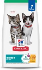 Hill's Science Diet Kitten Indoor Dry Cat Food, Chicken, 7 lb. Bag - Image 2