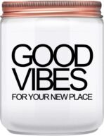 House Warming Gifts New Home, New Home Gifts, Good Vibes Candle, New House Essentials Best Presents for Women Couple Friends - Lavender Candles - Image 2