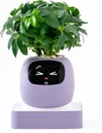 Ivy Interactive AI Desk Companion, Smart Plant Pet with 100+ Expressions, Cute Indoor Planter for Office Decor, Unique Gift for Plant Lovers & Coworkers(Violet) - Image 2