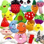 Jalousie 18 Pack Dog Squeaky Toys Cute Stuffed Pet Plush Puppy Chew for Small Medium Pets - Bulk - Image 2