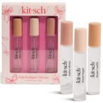Kitsch Hair Perfume for Women - Trio Set | Clean, Deodorizing & Patented Odor-Eliminating Technology Hair Spray & Body Mist - Freshen Hair, Pillows - Amber Shores, Warm Sugar, Rustic Vanilla, 3x10mL - Image 2