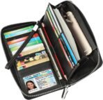 Lavemi Small Compact Women Wallet RFID Blocking Genuine Leather Bifold Purse with ID Windows - Image 2