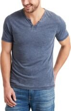 Lucky Brand Men's Venice Burnout Notch Neck Tee Shirt - Image 2
