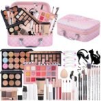 Makeup Kit For Girls, Makeup Set For Teen Beginners, Make up Gift Set For Women with Makeup Box, Eyeshadow Palettes, Foundation, Concealer, brushes set (Colors 18) - Image 2