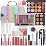 Makeup Kit For Women Full Kit, Makeup Set For Girls Teen Women, Makeup Gift Set With Eyeshadow Palette, Foundation, Concealer, Lipstick, Brushes (20 color makeup kit) - Image 2