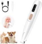Mcbazel Pet Micro Precision Trimmer, Multifunctional Pet Hair Trimmer Waterproof Rechargeable Shaver with LED Light for Paws Eyes Ears Face Buttocks for Small Dogs and Cats，50dB Quiet Shave. - Image 2
