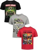 Monster Jam 3 Pack T-Shirts Toddler to Big Kid Grave Digger El Toro Loco Monster Mutt - Image 2