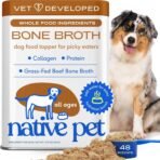 Native Pet Bone Broth for Dogs - Made with Real Beef Bone Broth, Dog Food Toppers for Picky Eaters - Provides Extra Hydration & Nutrition for Joint Strength, Immunity & Heart Health-48 Scoops - Image 2
