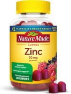 Nature Made Zinc Supplements 30 mg Per Serving, Dietary Supplement for Immune Health and Antioxidant Support, 60 Zinc Gummies, 30 Day Supply - Image 2