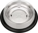 Neater Pet Brands - Stainless Steel No-Skid & Non-Tip Dog Bowl for Food or Water (64 oz, Stainless Steel) - Image 2