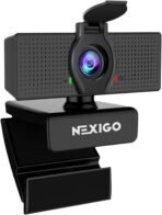 NexiGo N60 1080P Webcam with Microphone, Software Control & Privacy Cover, USB HD Computer Web Camera, Plug and Play, for Zoom/Skype/Teams, Conferencing and Video Calling - Image 2