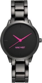 Nine West Women's Gunmetal Bracelet Watch - Image 2
