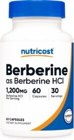 Nutricost Berberine HCl 1200mg , 60 Vegetarian Capsules - Gluten Free & Non-GMO - Image 2