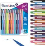 Paper Mate Felt Tip Pens, Flair Marker Pens, Medium Point, Assorted, 24 Count - Home, Office, Back to School, Teacher Supplies - Image 2