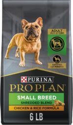 Purina Pro Plan Small Breed Dog Food With Probiotics for Dogs, Shredded Blend Chicken & Rice Formula - 6 lb. Bag - Image 2