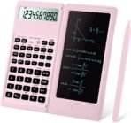 Scientific Calculators for Students, 10-Digit Large Screen, Math Calculator with Notepad, Classroom Must Haves for Middle High School Supplies & College （Pink - Image 2