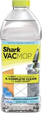 Shark VACMOP Multi-Surface Cleaner Refill 2L Bottle, Compatible with VM252 & VM180, Cleans & Disinfects Sealed Finished Floors, Stone, Laminate & Tiles, Spring Clean Scent, VCM60 - Image 2