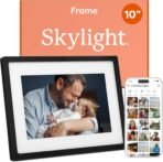 Skylight Frame – WiFi Digital Picture Frame Customer Support, Touch Screen Digital Photo Frame with Easy Setup, Photo for Parents and Grandparents - 10 Inch Black - Image 2