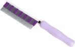 Small Pet Select - Hair Buster Comb for Rabbits, Cats and Dogs, Metal Pet Comb for Shedding and Detangling, Grooming Tool for Small Pets with Long and Short Fur - Image 2