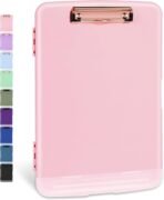 Sooez Clipboards with Storage, High Capacity Clip Boards 8.5x11 with Storage, Heavy Duty Nursing Clipboard Folder, Plastic Clipboard with Pen Holder for Women Teachers Work, School & Office Supplies - Image 2