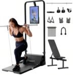 Speediance Gym Monster Smart Home Gym, Multifunctional Strength Training Machine, Smith Machine Power Cage Workout Station, Squat Rack Cable Machine, Full Body Fitness Equipment for Home Workout - Image 2