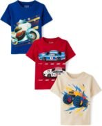 The Children's Place Baby Boys' Graphic T-Shirts (3-Pack) - Image 2