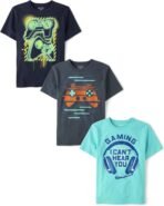 The Children's Place Boys The Children's Place Boys Short Sleeve Graphic T- Shirt 3-Pack - Image 2