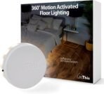 Under Bed Lights Motion Sensor Patented 360° motion activated night light for under bed light. – No Installation, easily positioned, dimmable, auto on/off. - Image 2