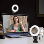 Video Conference Lighting Kit, Ring Light for Monitor Clip On,for Remote Working, Distance Learning,Zoom Call, Self Broadcasting and Live Streaming, Computer Laptop Video Conferencing - Image 2