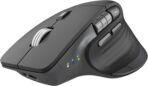 Wireless Bluetooth Mouse, Ergonomic Rechargeable Silent Mouse with Multi-Device, Adjustable DPI, Flying Scroll & Thumb Wheel, Bluetooth Mice for Laptop, Computer, Tablet, Smartphone (Black) - Image 2