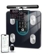 arboleaf Smart Scale for Body Weight, 8-Electrode Dual-Frequency BIA Bathroom Scale with 7-in-1 Display for BMI Body Fat Muscle Mass, Segmental Full Body Composition Analyzer, 50+ Metrics in App - Image 2