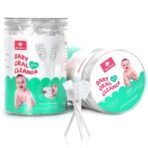 dearlomum Baby Tongue Cleaner, Newborn Toothbrush, 48PCS Disposable Infant Clean Mouth,Gauze Gum Cleaner Baby Oral Cleaning Stick Dental Care for 0-36 Month - Image 2
