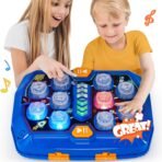 hahaland Toys for Ages 5-7 - Interactive Whack A Game with Sound and Light Stem Montessori Toy for Kids Age 3 4 5 6 7 Years Old Birthday Easter Basket Stuffers - Image 2