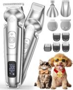 oneisall Small Dog Clippers and Paw Trimmer with Low Noise, 4 - in - 1 Cordless Dog Grooming Kit with 3 - Level Speed Clippers (7000 RPM) for Grooming Thick Hair, Waterproof Shaver for Dogs and Cats - Image 2