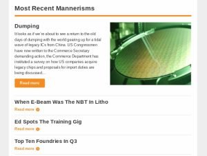 In newsletter form – Get Mannerisms, Gadget Master, Daily