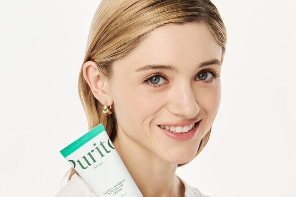 Natalia Dyer begins her K-beauty journey with Purito Seoul