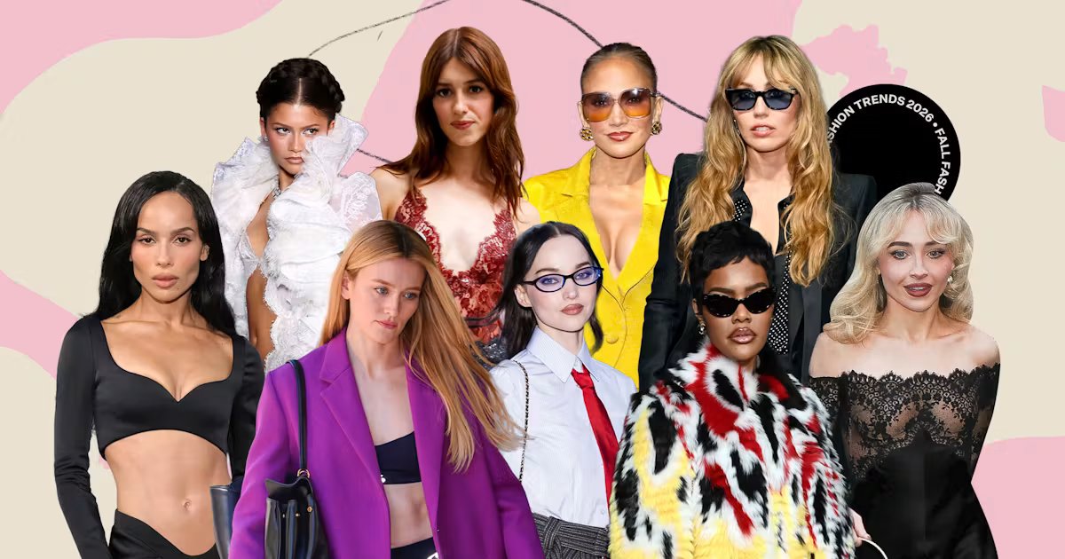 Fall 2026's Top Fashion Trends Include Ruffles, Lace, & A New It Color