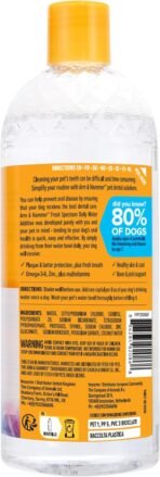 ARM & HAMMER Fresh Spectrum Coconut Mint Dog Water Additive, 473ml, Best Dental Care for Dogs, Removes Plaque & Tartar, Freshens Breath, Gum & Teeth Cleaning, No Brushing, Easy to Use Pet Oral Hygiene - Image 2
